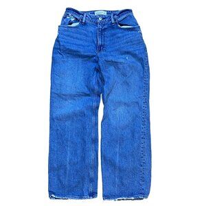 Abercrombie & Fitch Women's High Rise 90s Relaxed Jeans Size 27 Light Wash Denim